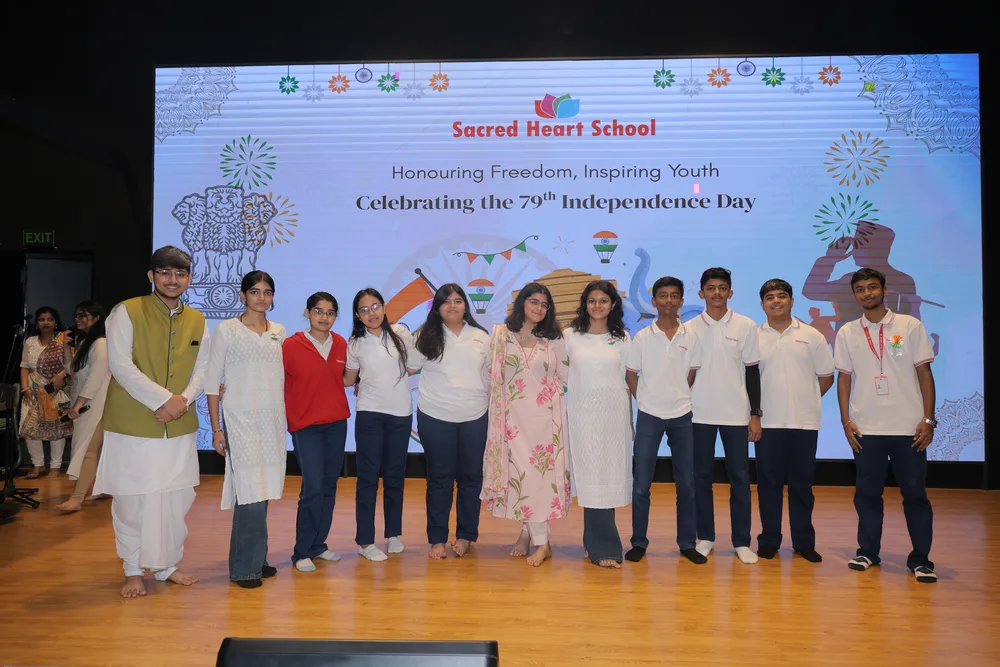 Senior Secondary students celebrating Independence Day