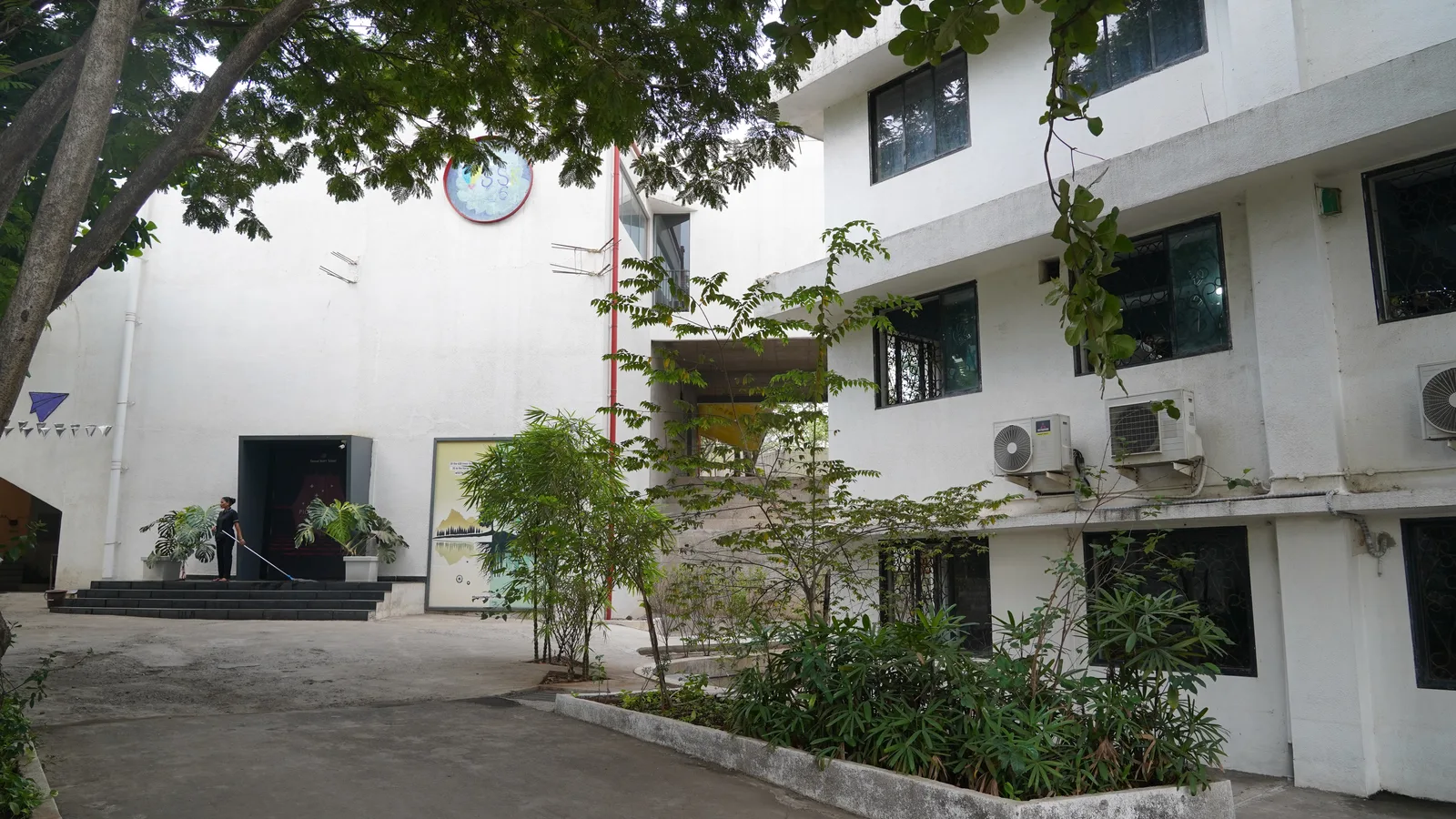 One of the academic block buildings