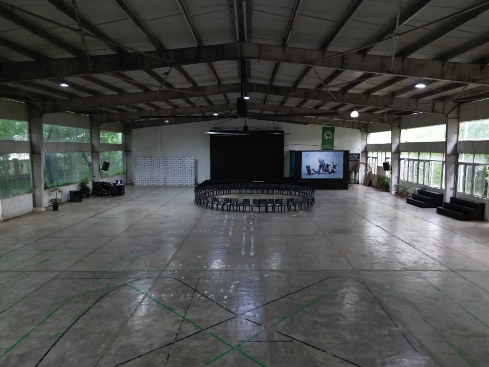 Inside the National Sports Academy hall