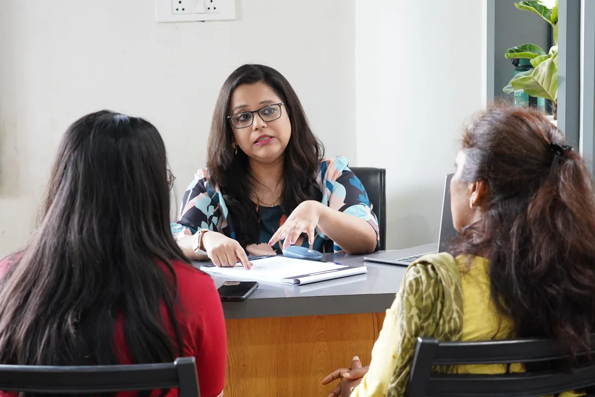 One-on-one career counselling session