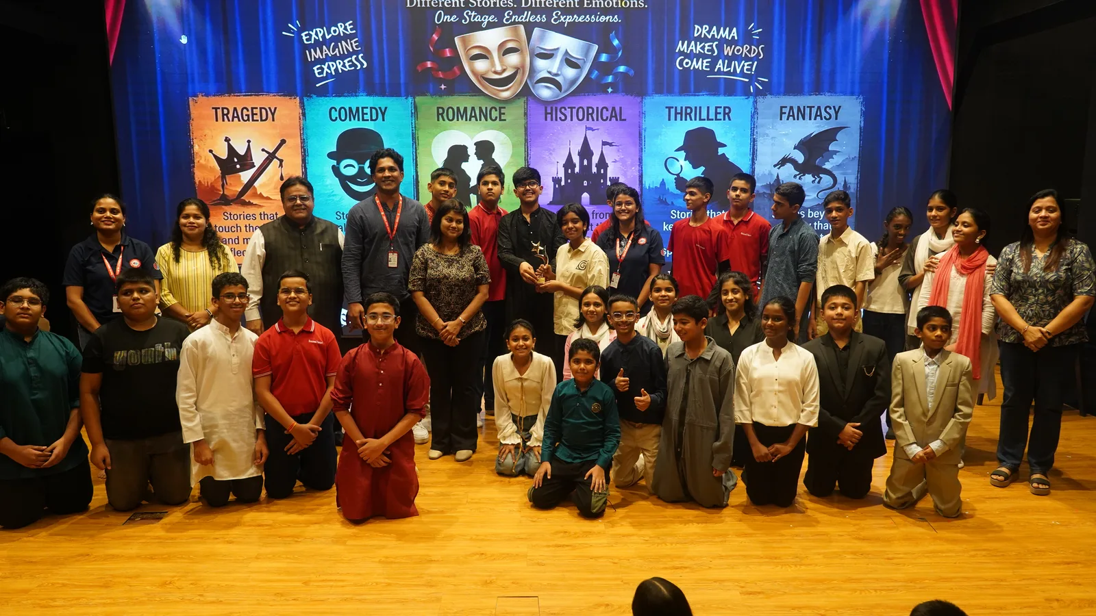 Students at the English Fest